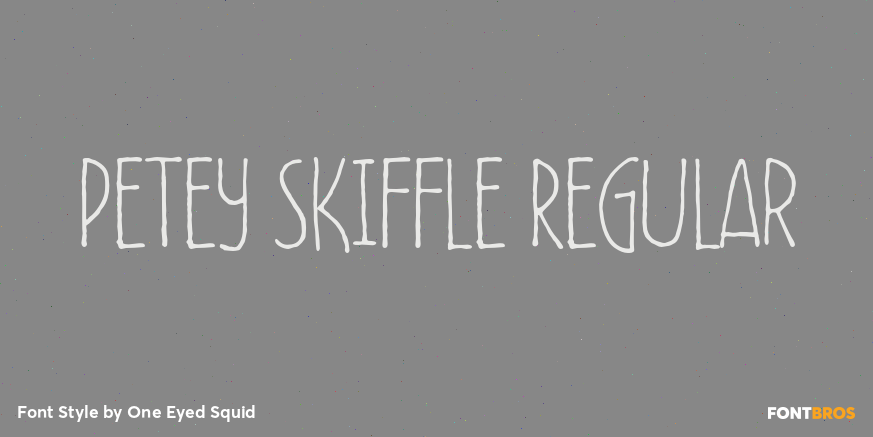 Petey Skiffle Regular Poster