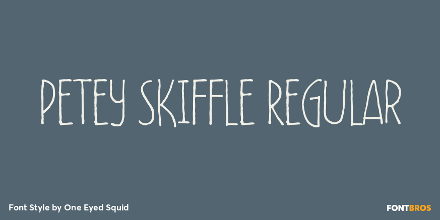 Petey Skiffle Regular Poster