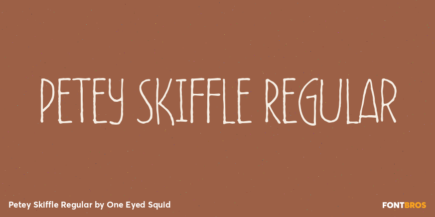 Petey Skiffle Regular Poster
