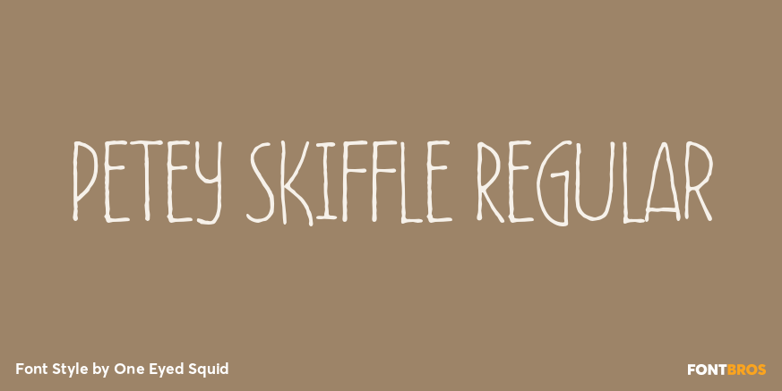 Petey Skiffle Regular Poster