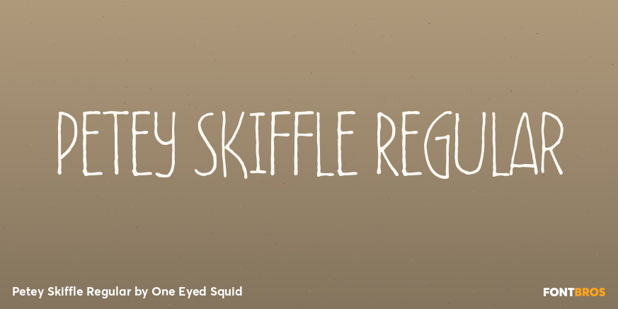 Petey Skiffle Regular Poster