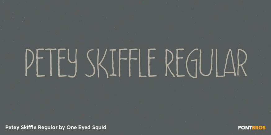 Petey Skiffle Regular Poster