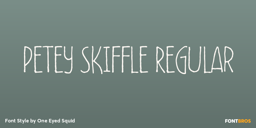 Petey Skiffle Regular Poster