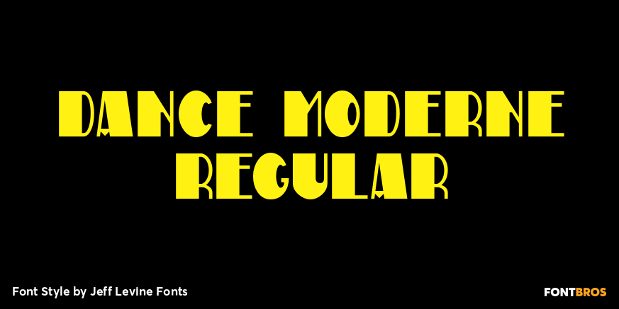 Dance Moderne Regular Poster
