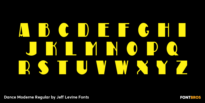 Dance Moderne Regular Font Poster #2