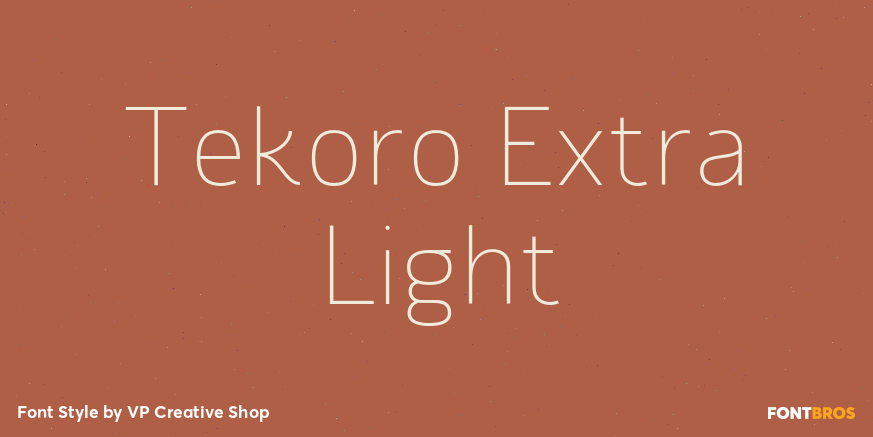 Tekoro Extra Light Poster
