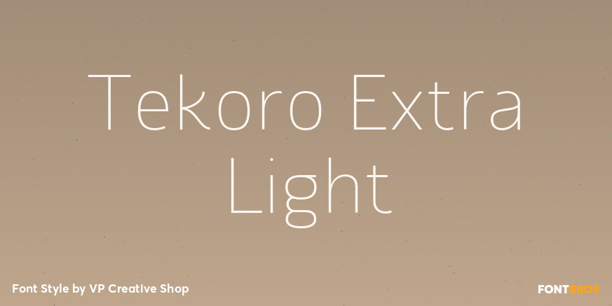 Tekoro Extra Light Poster