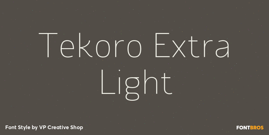 Tekoro Extra Light Poster