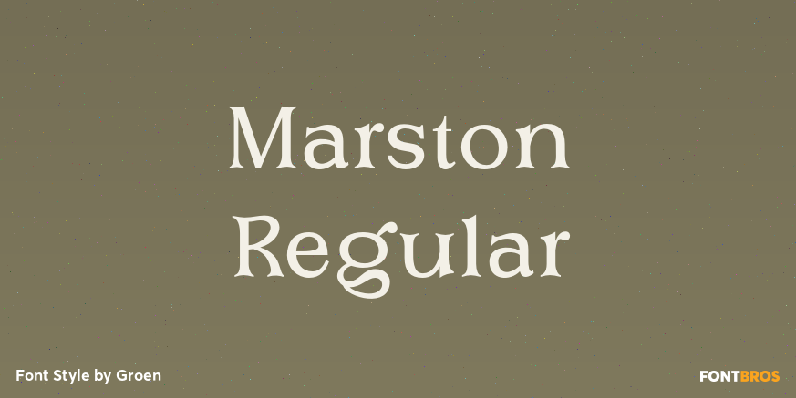 Marston Regular Poster