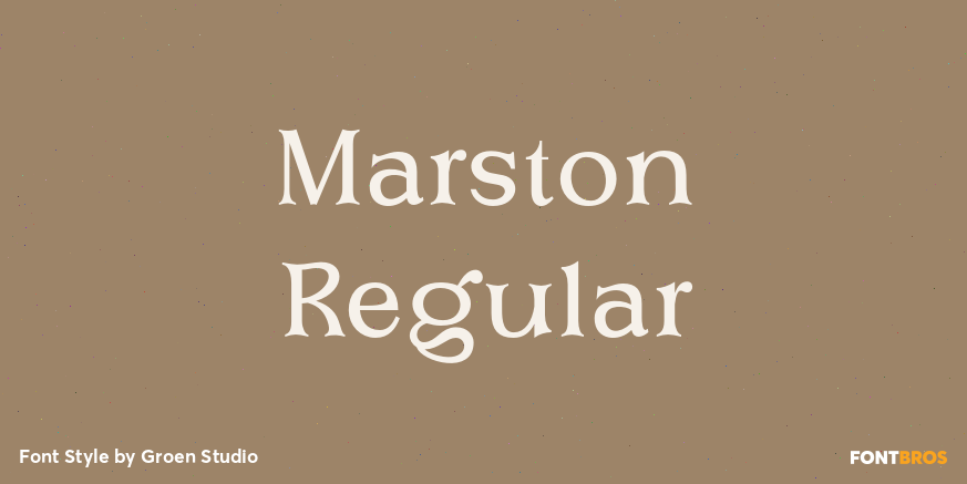 Marston Regular Poster