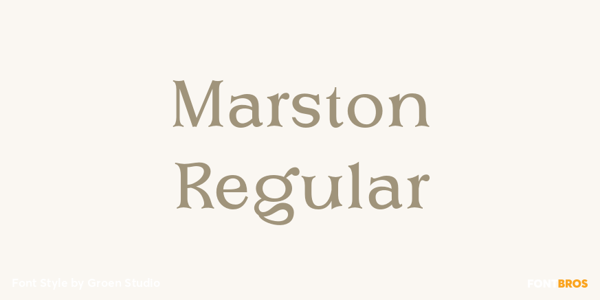 Marston Regular Poster