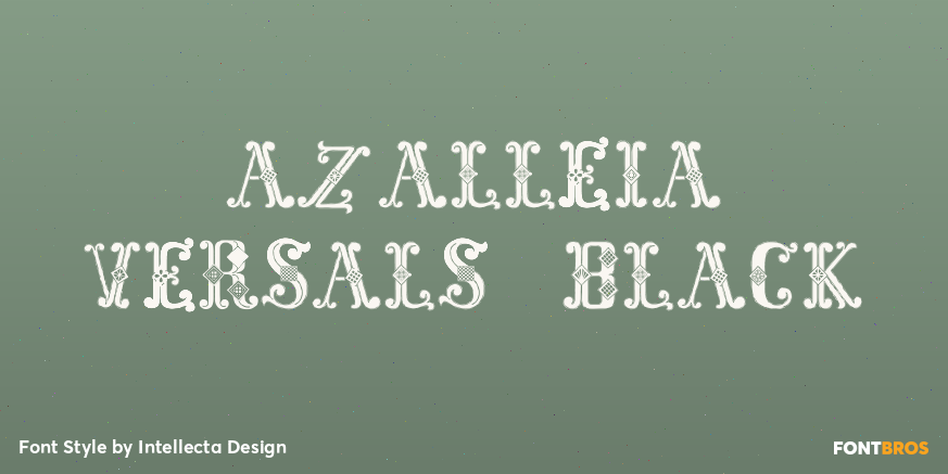 Azalleia Versals Black Poster