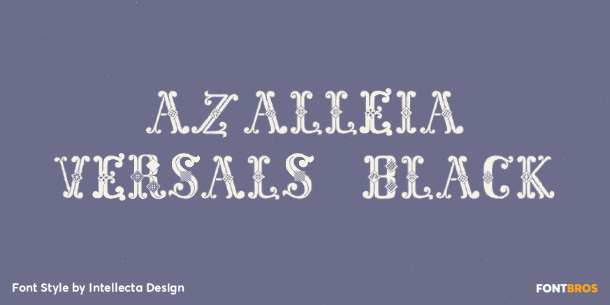 Azalleia Versals Black Poster