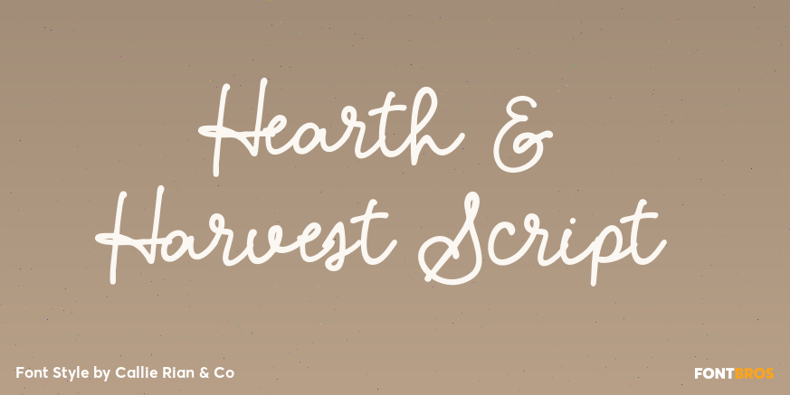 Hearth & Harvest Script Poster