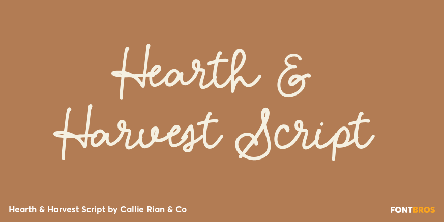 Hearth & Harvest Script Poster