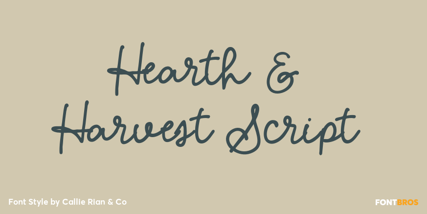 Hearth & Harvest Script Poster