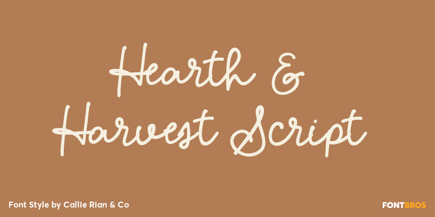 Hearth & Harvest Script Poster
