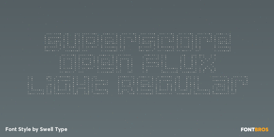 Superscore Open Flux Light Regular Poster