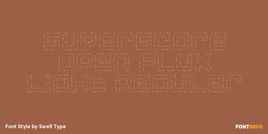 Superscore Open Flux Light Regular Poster