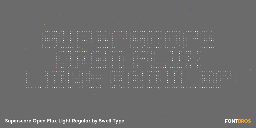 Superscore Open Flux Light Regular Poster