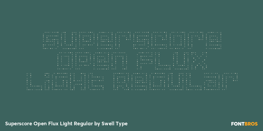 Superscore Open Flux Light Regular Poster