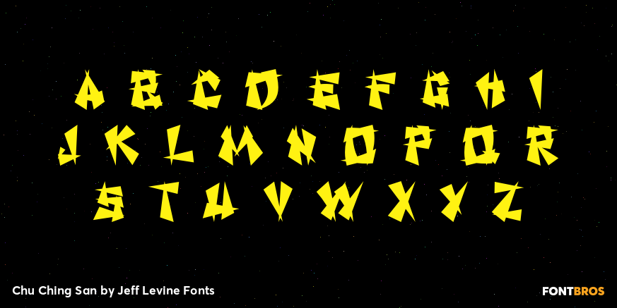 Chu Ching San Font Poster #3