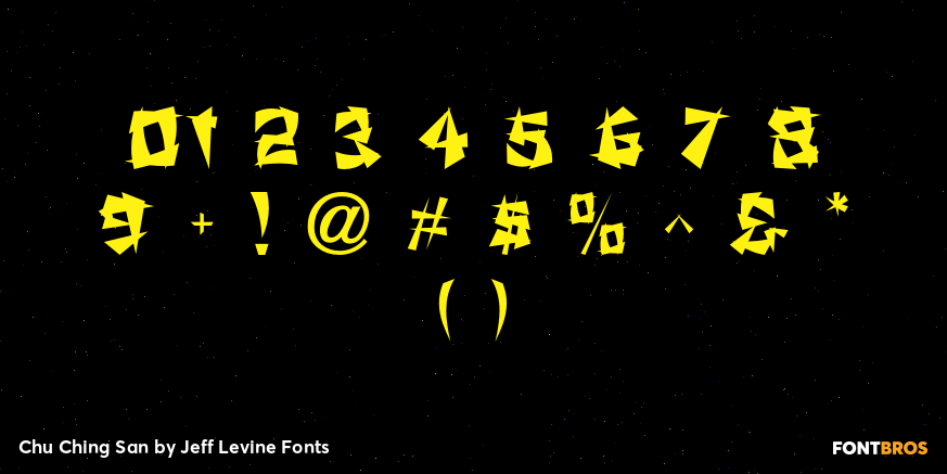 Chu Ching San Font Poster #4