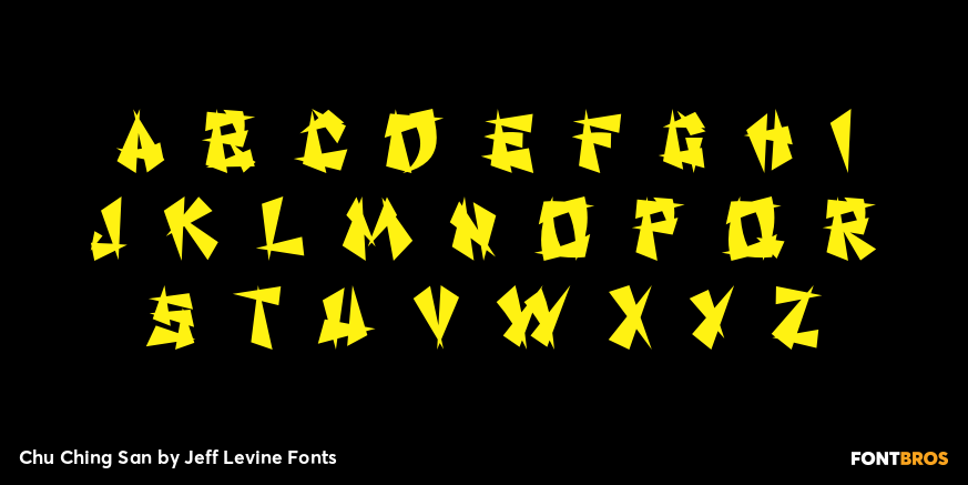 Chu Ching San Font Poster #2