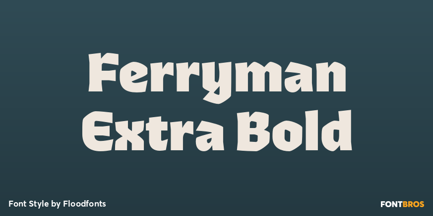 Ferryman Extra Bold Poster