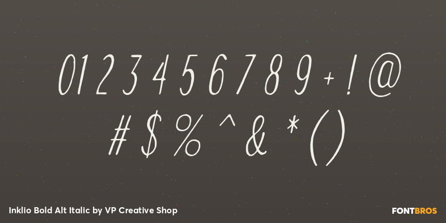 Inklio Bold Alt Italic Font Poster #4