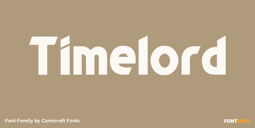 Timelord Font Poster