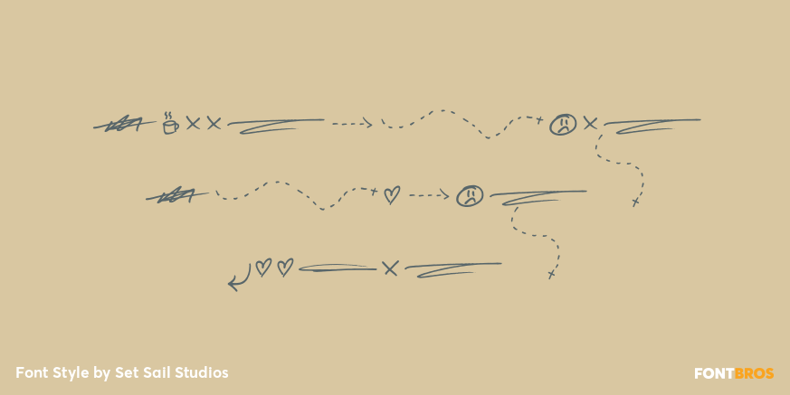 Summertime Stories Doodles Poster