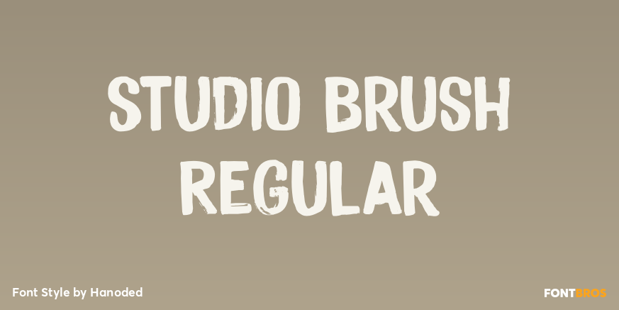 Studio Brush Regular Poster