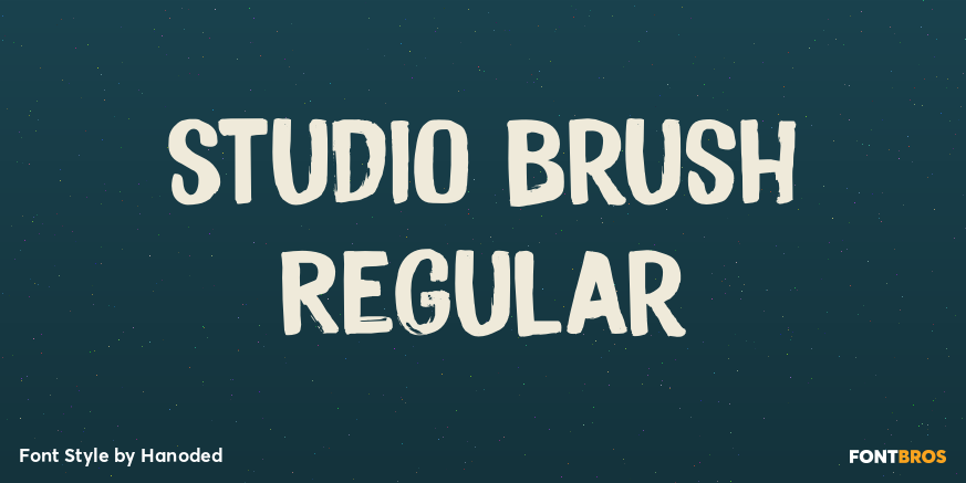 Studio Brush Regular Poster