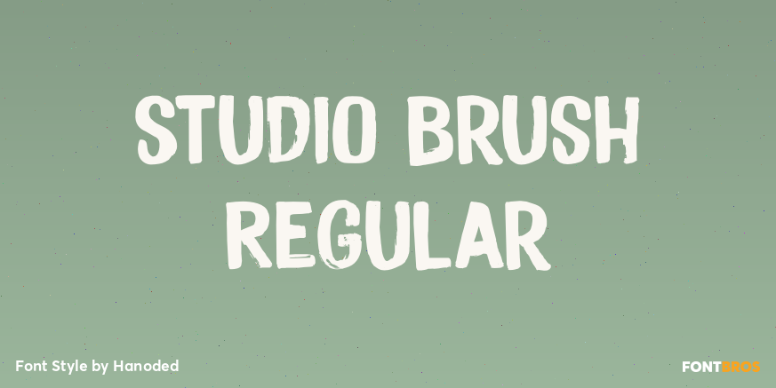 Studio Brush Regular Poster