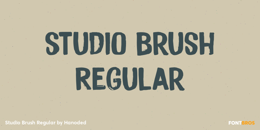 Studio Brush Regular Poster