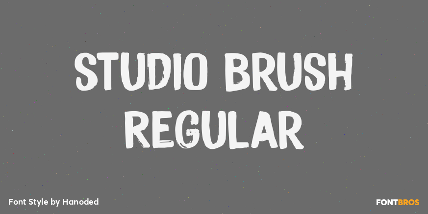 Studio Brush Regular Poster