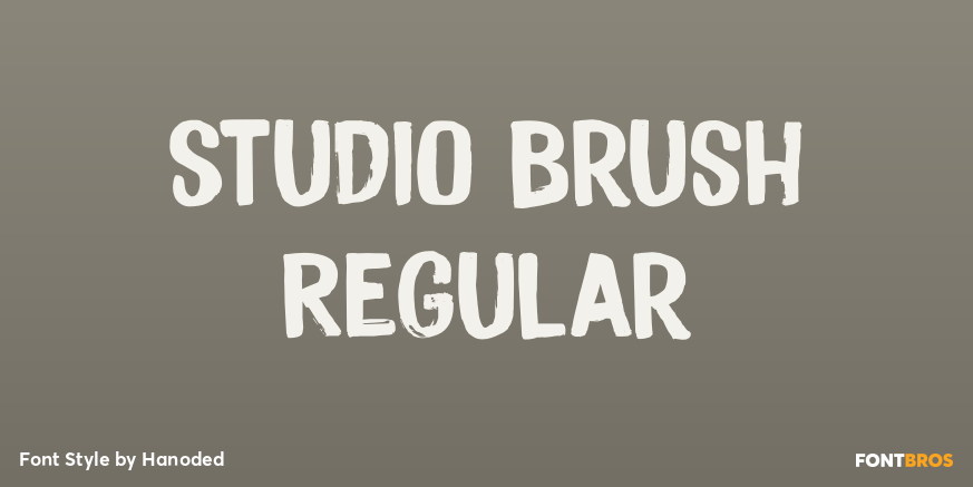 Studio Brush Regular Poster