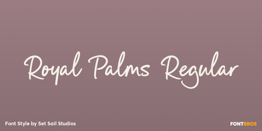 Royal Palms Regular Poster