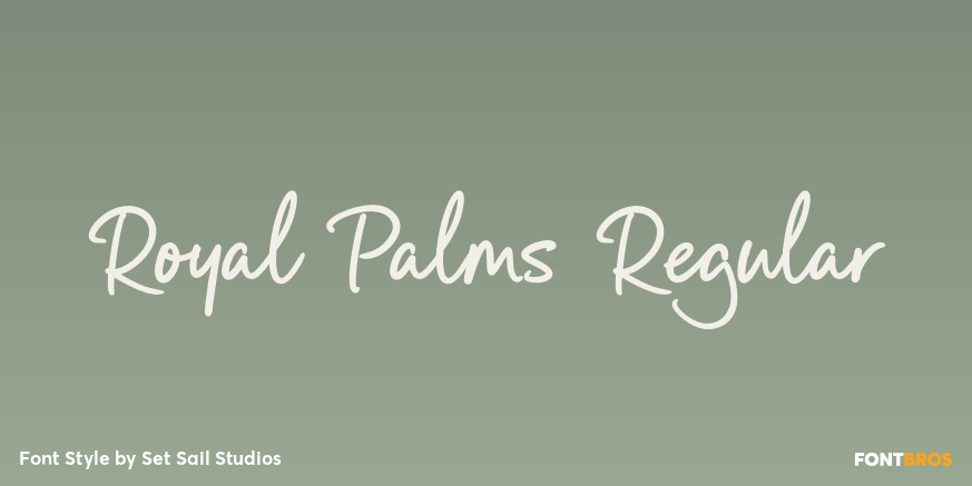 Royal Palms Regular Poster