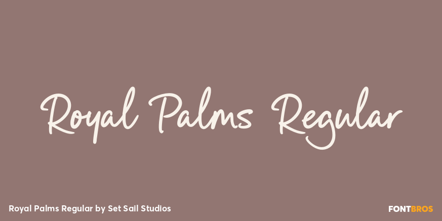 Royal Palms Regular Poster