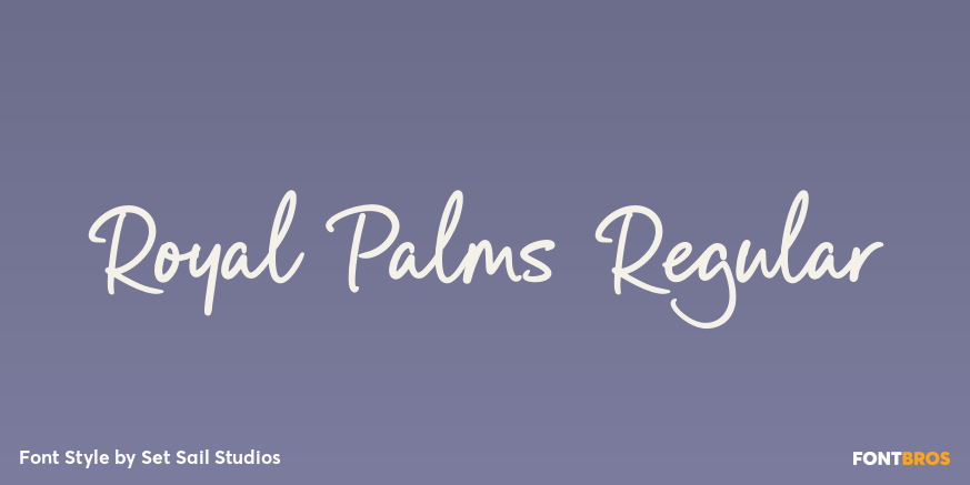 Royal Palms Regular Poster