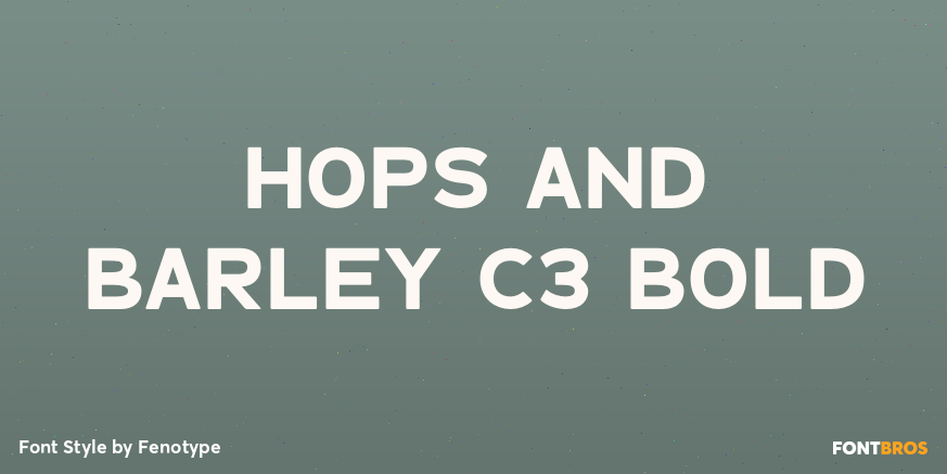 Hops And Barley C3 Bold Poster
