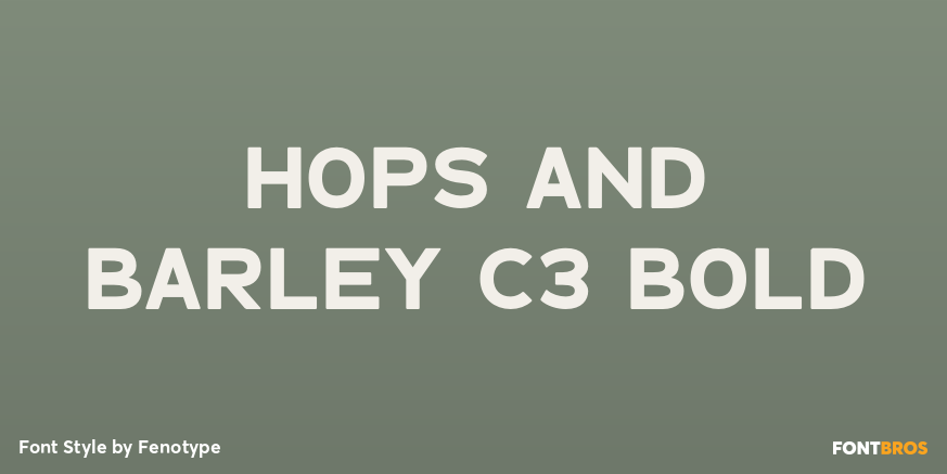 Hops And Barley C3 Bold Poster