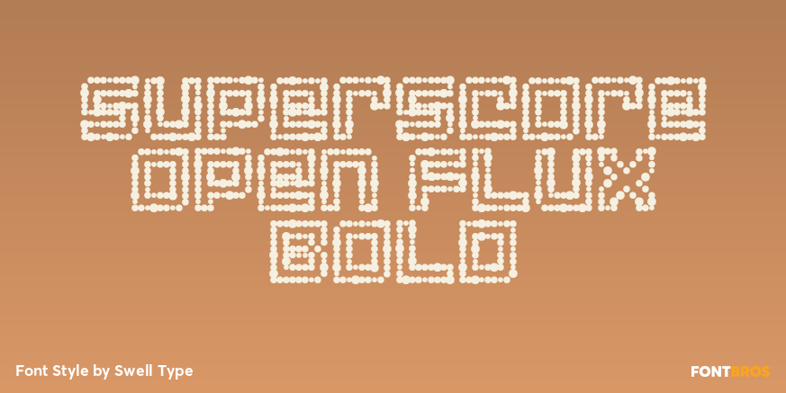 Superscore Open Flux Bold Poster