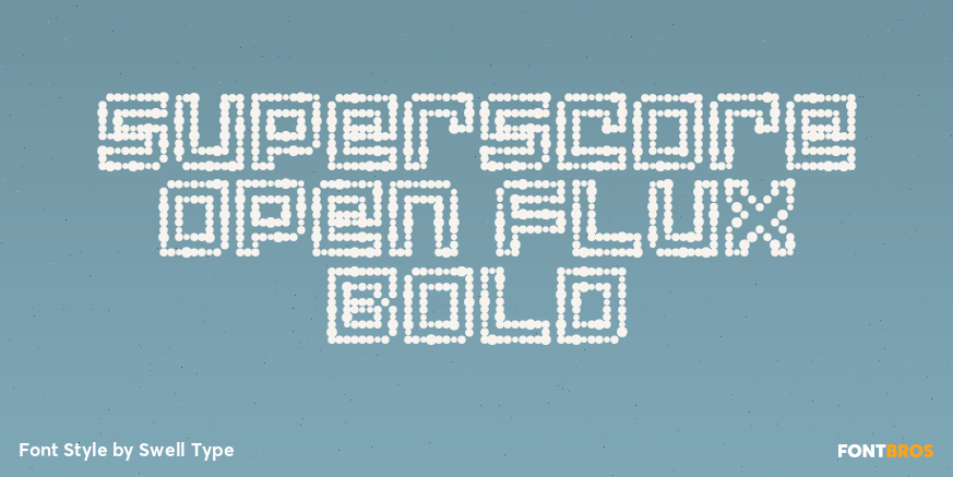 Superscore Open Flux Bold Poster
