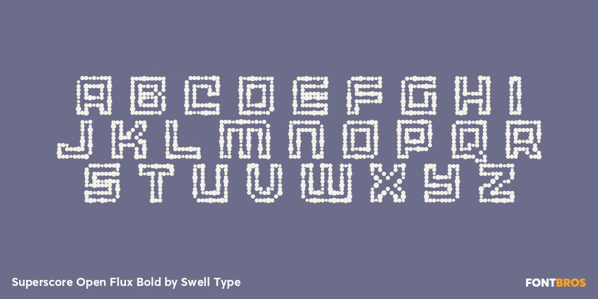 Superscore Open Flux Bold Font Poster #2