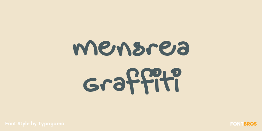 Mensrea Graffiti Poster