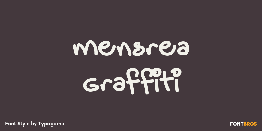 Mensrea Graffiti Poster
