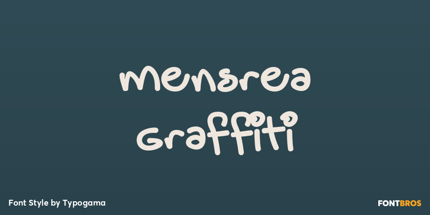 Mensrea Graffiti Poster